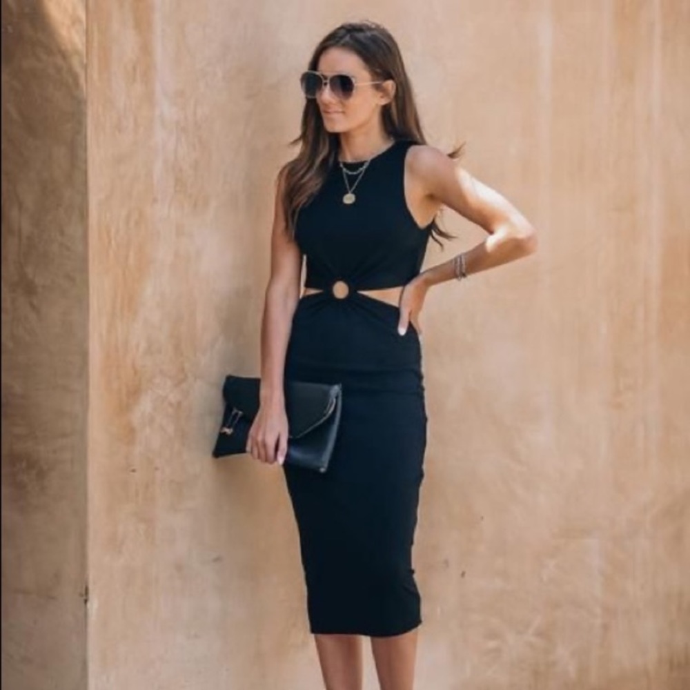 Vici cutout midi dress